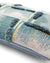 Ukiyo-e cushion in Storm Blue